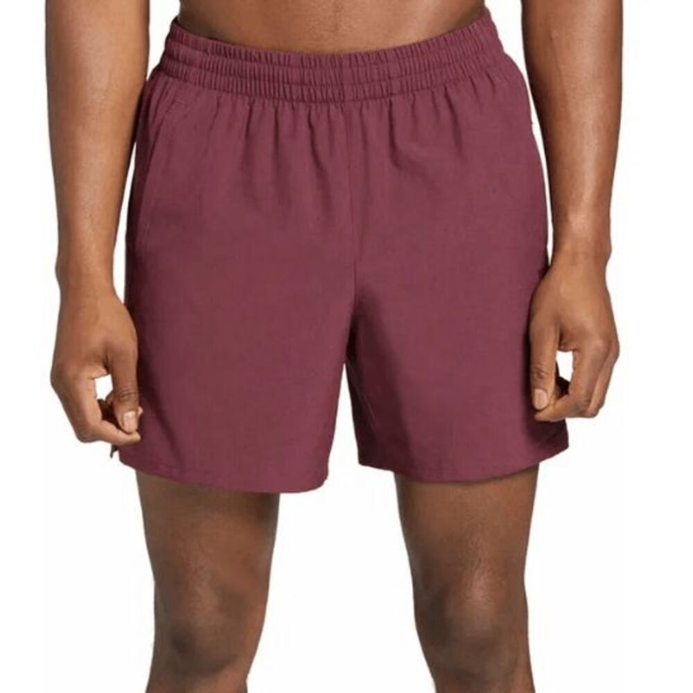 DSG Men's UV 50+ 6" Agility Athletic Shorts Burgundy XXL